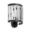 Настенный светильник Vitaluce V5129-1/1A, E14, 60 Вт, кол-во ламп: 1 шт., цвет арматуры: черный, цвет плафона: бесцветный
