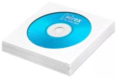 Диск CD-R 700Mb 48x Mirex Standard, в бумажном конверте с окном, 10 шт