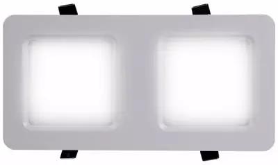 Светильник светодиодный Apeyron Грильято 42-017 в форме прямоугольника для монтажа в подвесные потолки. 24 Вт, 2400 Лм, 4000К, 150х300х27 мм.