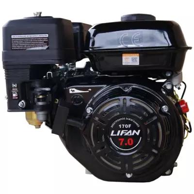 Двигатель бензиновый Lifan 170F D19 (7л.с., 212куб.см, вал 19мм, ручной старт, без катушки)