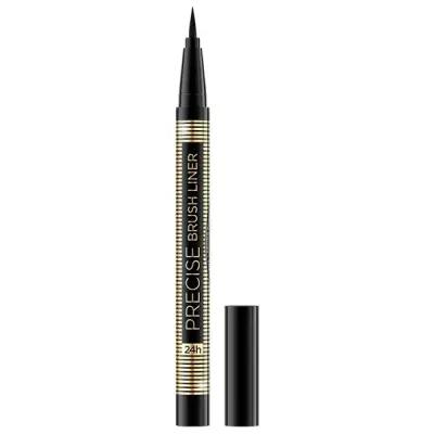 Eveline Cosmetics Подводка-маркер для глаз Precise Brush Liner, оттенок черный