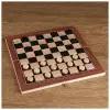 Настольная игра 2 в 1 Лабарт: шашки, нарды, 34 х 34 см