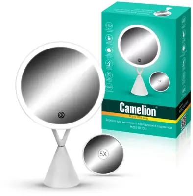 Зеркало косметическое для макияжа с LED подсветкой Camelion M282-DL C01