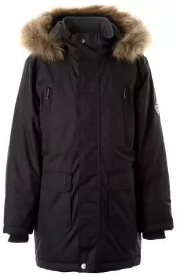 Пальто для мальчика HUPPA ROMAN, тёмно-серый 00018, размер 152