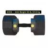 Гантели наборные MX Select MX-55, вес 4.5-24.9 кг, 2 шт без стойки