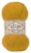 Пряжа Alize Baby Best, 90 % акрил, 10 % бамбук, 100 г, 240 м, 5 шт., 281 темно-желтый