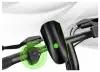 Фонарь на самокат с гудком / велосипедный аккумуляторный / фонарь на руль / фонарь светодиодный / зеленый