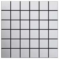 Плитка мозаика керамическая Staro Homework, матовая белая 30.6 см x 30.6 см 5 шт