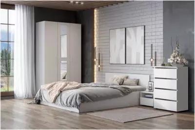 Спальный гарнитур, спальня готовое решение, Анкор светлый/Белый текстурный
