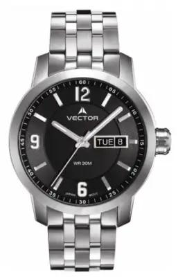 Наручные часы Vector Наручные часы VECTOR (Вектор) VC8-059413 черный, механизм - Япония