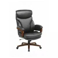 Кресло Easy Chair рециклированная кожа черная