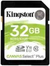 Флеш карта SDHC 32Gb Class10 Kingston SDS2/32GB Canvas Select Plus w/o adapter