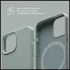 Силиконовый чехол Commo Shield для iPhone 12 Pro Max с Magsafe, Серозелёный
