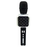 Беспроводной караоке-микрофон YS-69 (черно-серебряный)