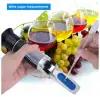Портативный Ручной рефрактометр 3 в 1 для вина, винограда и спирта