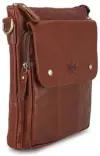 Мужская сумка-планшет из натуральной кожи «Скаггс» M1357 Coffee