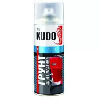 Грунт-эмаль KUDO для пластика, черный, 520 мл