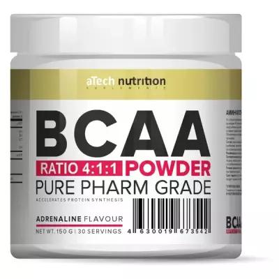 BCAA 4:1:1, aTech Nutrition, адреналин, 150гр