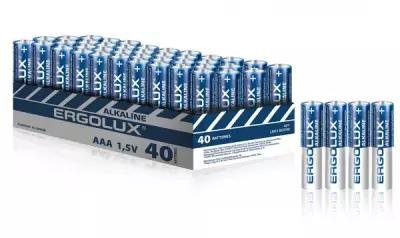 Элемент питания LR03 Alkaline BOX40 (промо, LR03 BOX40, батарейка,1.5В) Ergolux