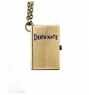 Кулон-часы Тетрадь Смерти Death Note бронзовый