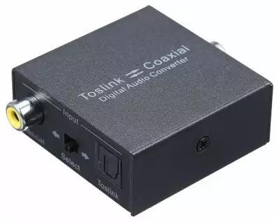 Конвертер преобразователь аудио Coaxial Toslink - Optical Coaxial