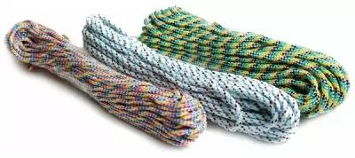 Веревка плетеная 24-прядная, моток, п/п 8 мм (50 м) цветная {70258}